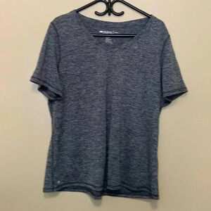 Ideology  VNeck Performance T shirt, Light Grey, Shortsleeved, Stretch